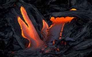 Foto online: fotografia vulcano hawaii inferno