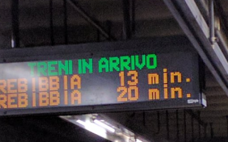 Roma: atac  metro b  trasporto pubblico