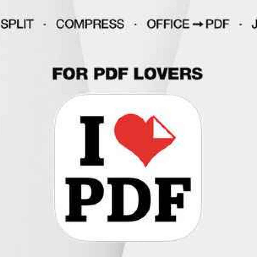 iLovePDF – ottima suite per gestire i PDF su Android e iPhone