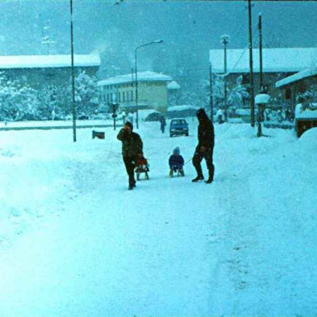 neve  1985  anni 80  nevicata