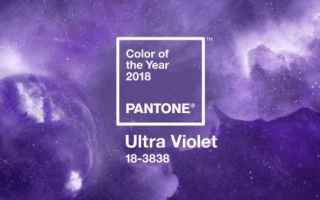 Design: ultra violet  colori  grafica  pantone  2018