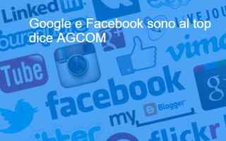 Social Network: agcom facebook google whatsapp instagram