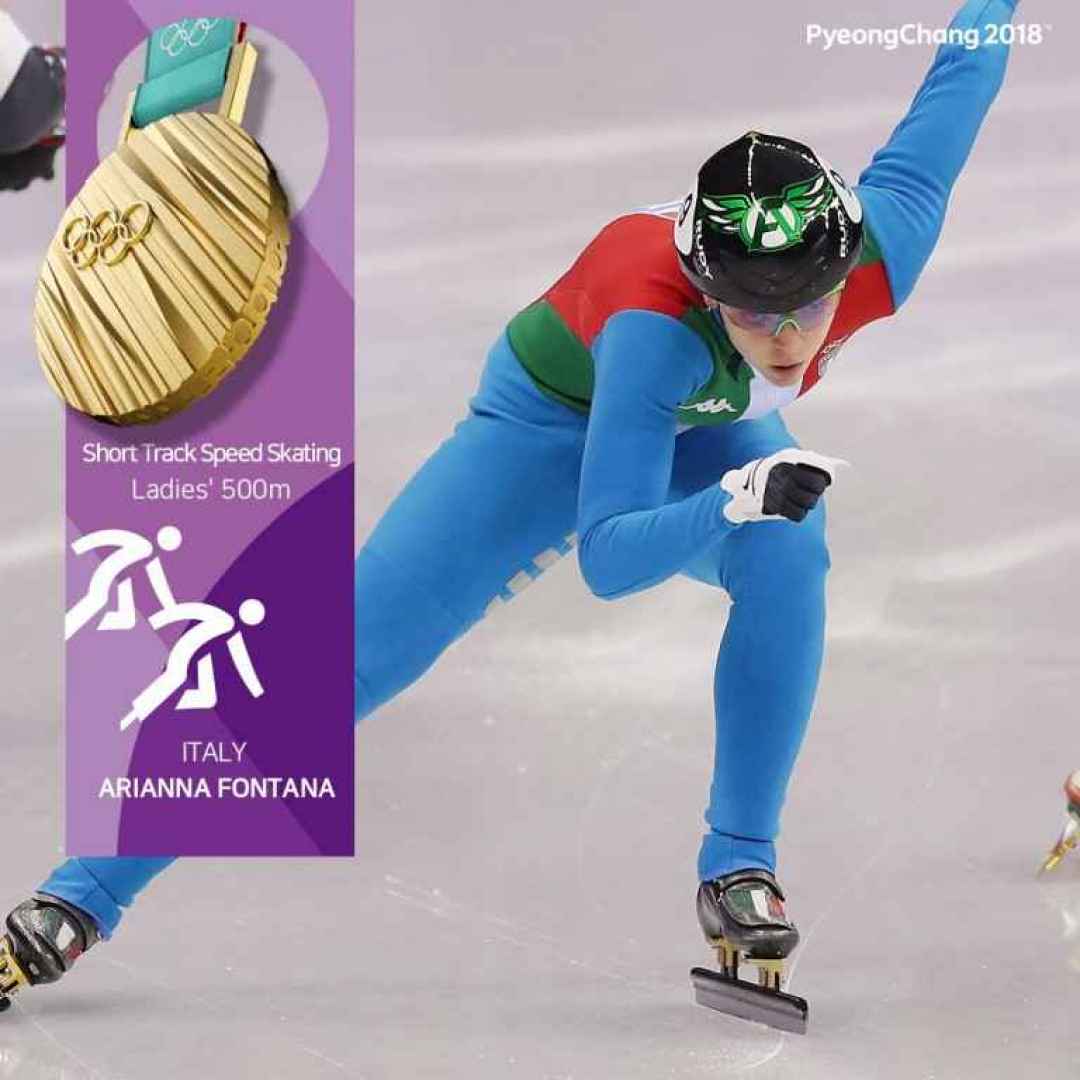 arianna fontana  olimpiadi  corea  short track  oro olimpico  olimpiadi invernali