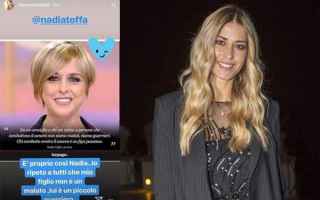Elena Santarelli, compagna dellex attaccante di Lazio e Manchester City Bernardo Corradi, ha rivelat