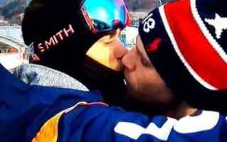 Sport Invernali: bacio gay  outing  olimpiadi invernali
