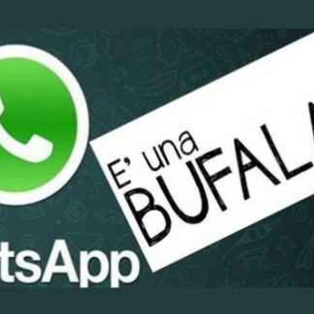 whatsapp  bufala