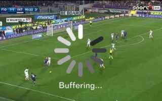 streaming  calcio in tv