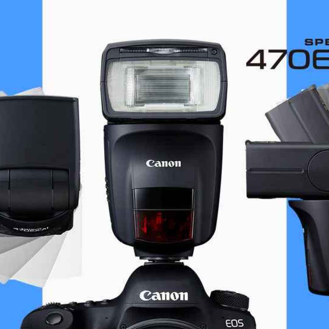 Canon presenta il nuovo flash speedlight con testa motorizzata