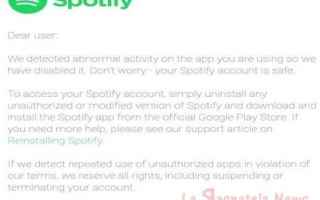 Nuova stretta nel settore musicale: Spotify ha bloccato le utenze ritenute colpevoli di aver utilizz