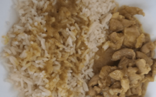 ricette al microonde  pollo al curry