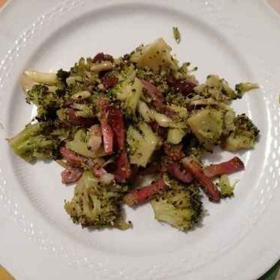 ricetta  broccoli  speck  olive