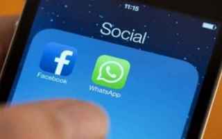 App: facebook  whatsapp  messaggistica