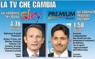 Televisione: sky  mediaset premium