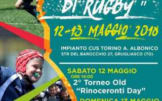 Grugliasco: Torneo "Una mole di rugby - 1° trofero nazionale città metropolitana di Torino