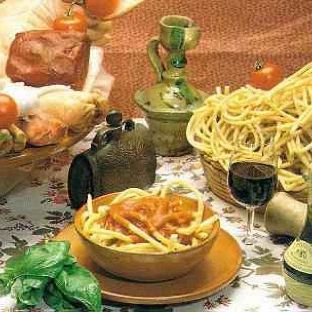 Cucina siciliana - Busiati al ragù di maiale (Busiati)