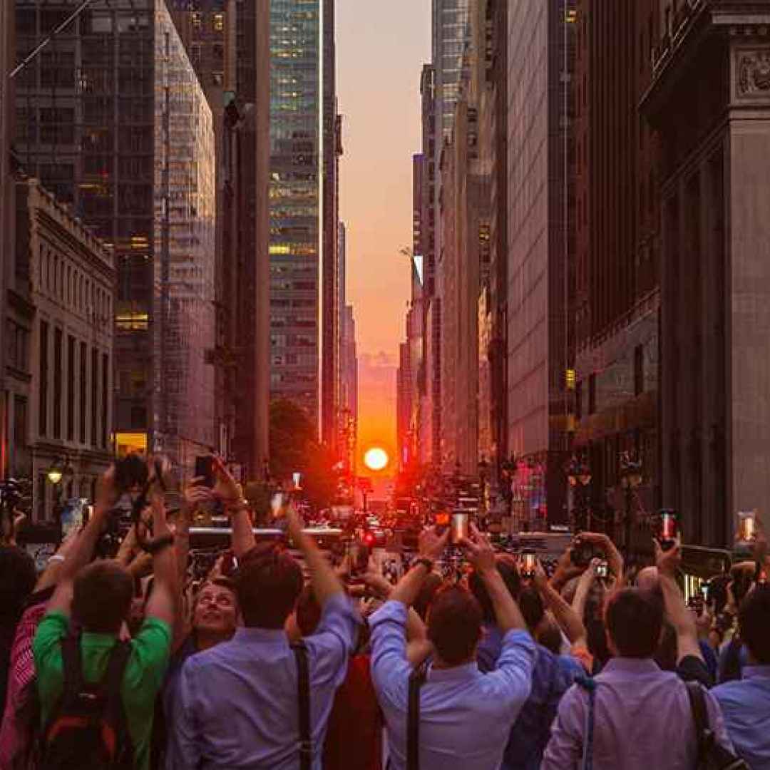 newyork fotografia tramonto america