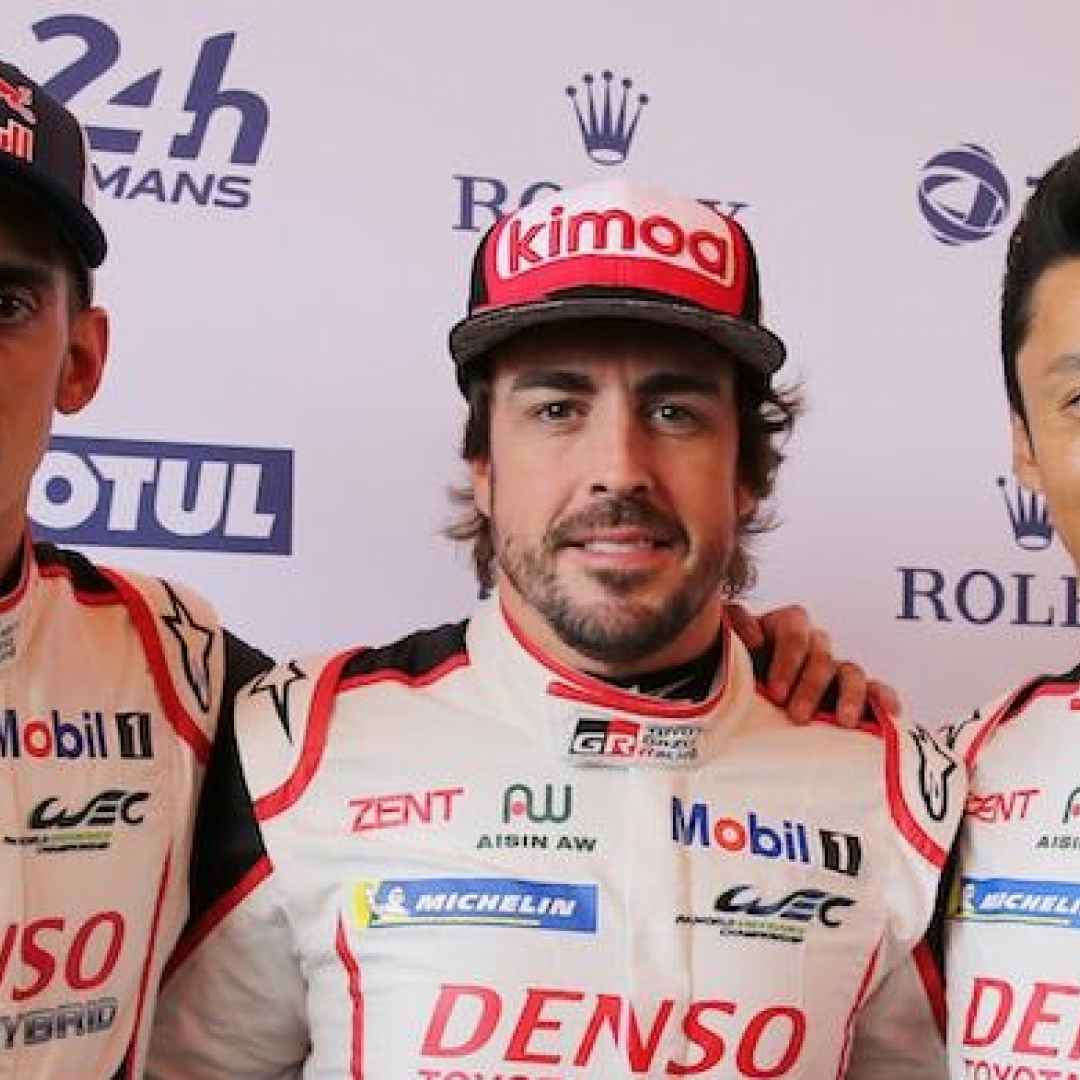 WEC: 24h di Le Mans la pole va alla Toyota di Nakajima, Alonso e Buemi