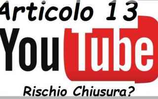 Video online: youtube  articolo 13