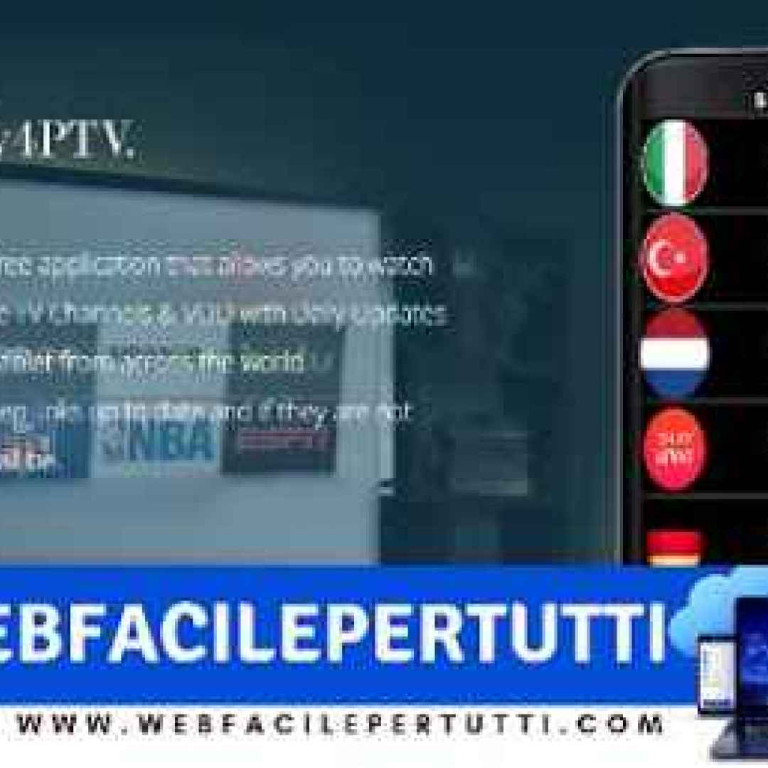 (DAILY 4PTV Apk) Applicazione IPTV Con 5000 Canali Live Vod e Liste Autoaggiornanti -