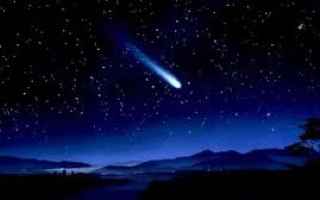 Astronomia: stelle  cadenti  comete  meteoriti