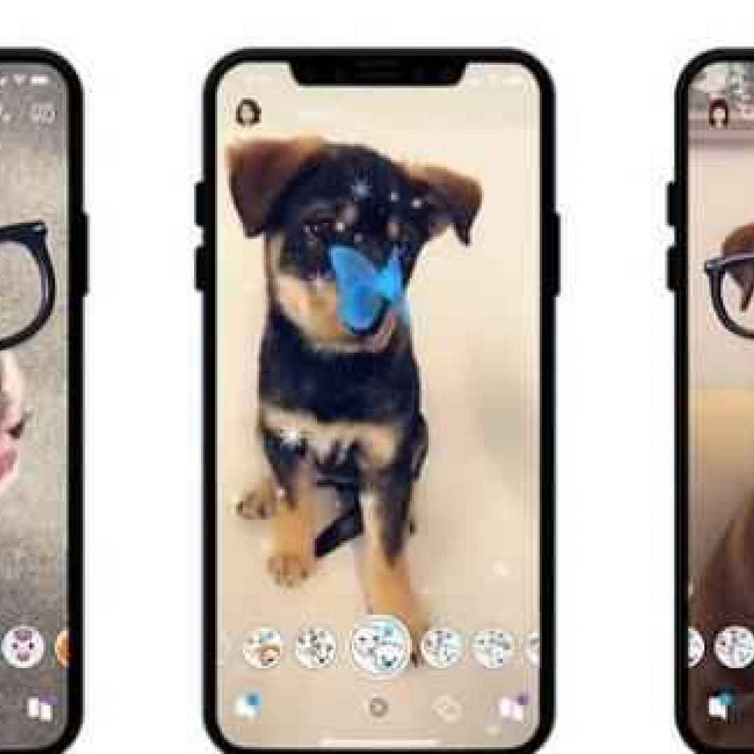 Snapchat si aggiorna rilasciando i filtri per i cani