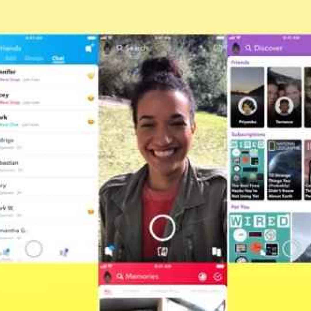 snapchat chat social app