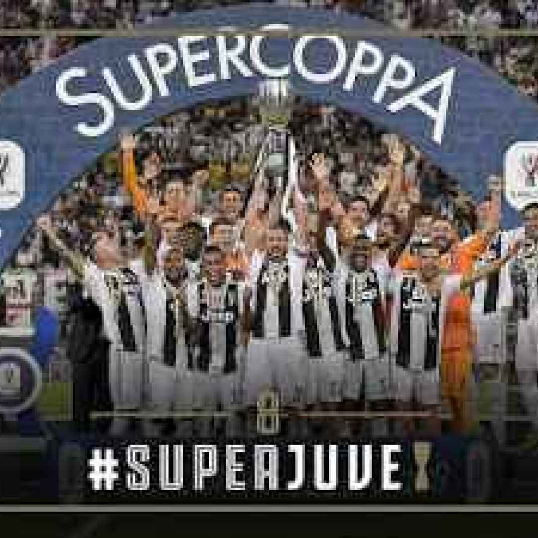 La Juventus alza la sua ottava Supercoppa italiana. Le immagini dei