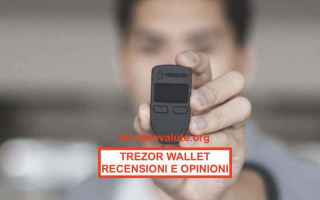 trezor one model t  wallet. criptovalute