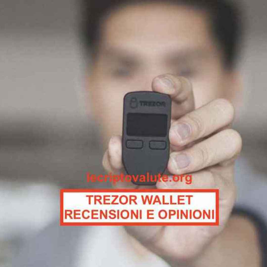 trezor one model t  wallet. criptovalute