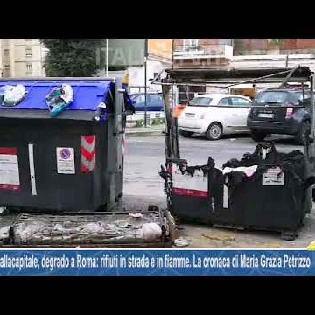roma video emergenza rifiuti