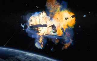 Astronomia: spazio  video  disastro  space shuttle