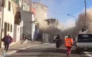 Pomarico Matera: le immagini sconvolgenti dei crolli di alcune abitazioni - VIDEO