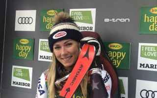 Nello slalom speciale di Maribor, Mikaela Shiffrin conquista la tredicesima vittoria stagionale, dom