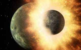 Astronomia: theia  atmosfera  collisione  luna