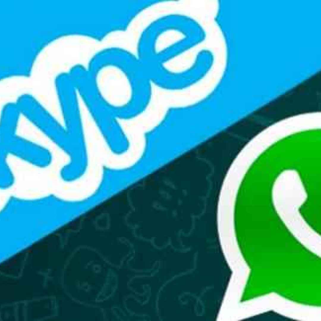 skype  whatsapp