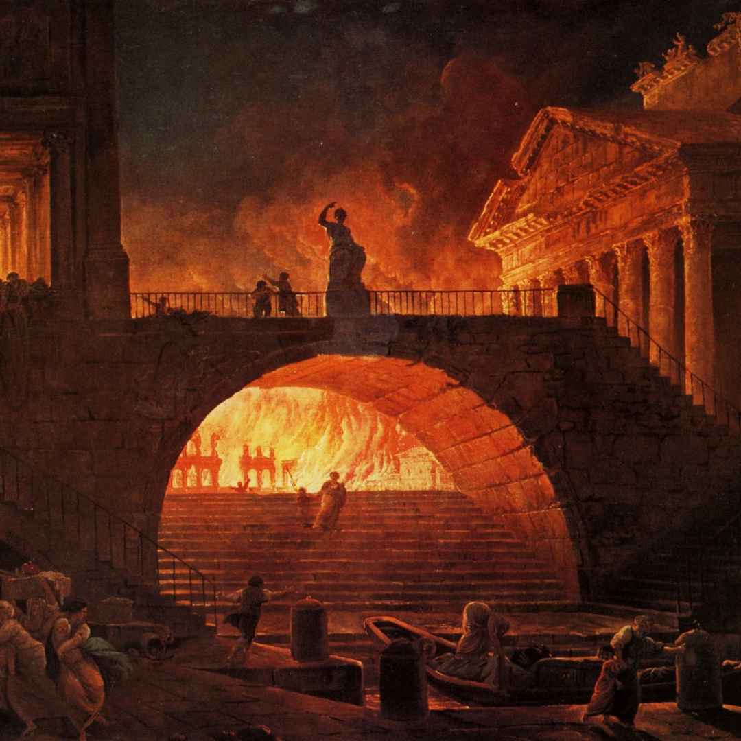 nerone  cristiani incendio di roma