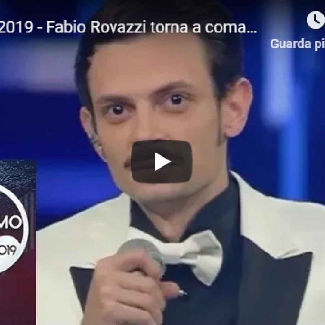Sanremo 2019 Fabio Rovazzi Torna A Comandare Allariston