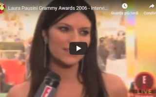 laura pausini grammy awards video musica