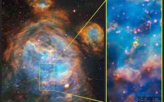 Il Very Large Telescope ha individuato una stella nascente in una bolla gigante nella Grande Nube di Magellano