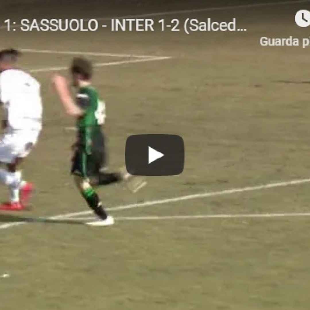 sassuolo inter video gol calcio