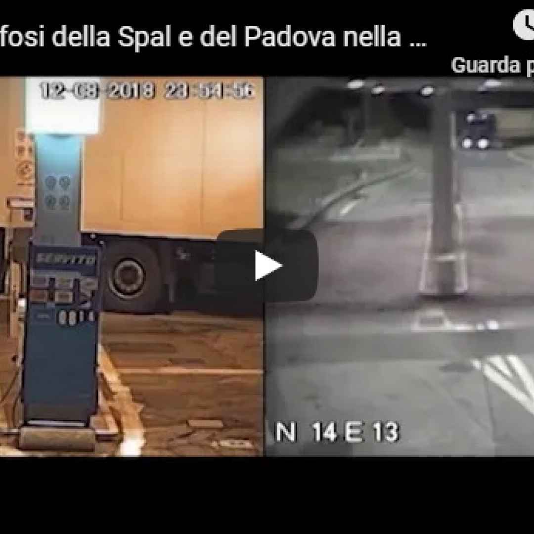 Rissa tra tifosi della Spal e del Padova nella stazione di servizio di Bentivoglio - VIDEO