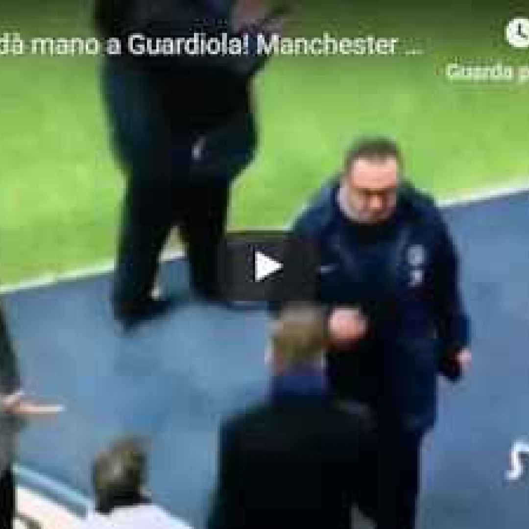 Manchester City-Chelsea, Sarri rifiuta di salutare Guardiola a fine partita - VIDEO