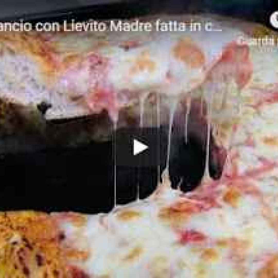 video ricetta pizza trancio