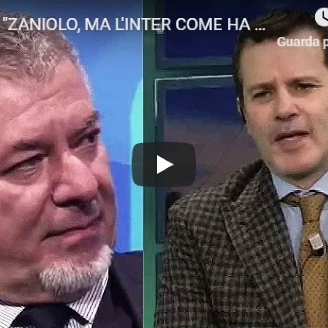 zaniolo inter roma calcio video