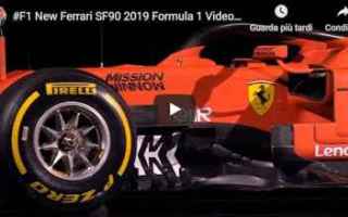 Formula 1: video nuova ferrari formula 1
