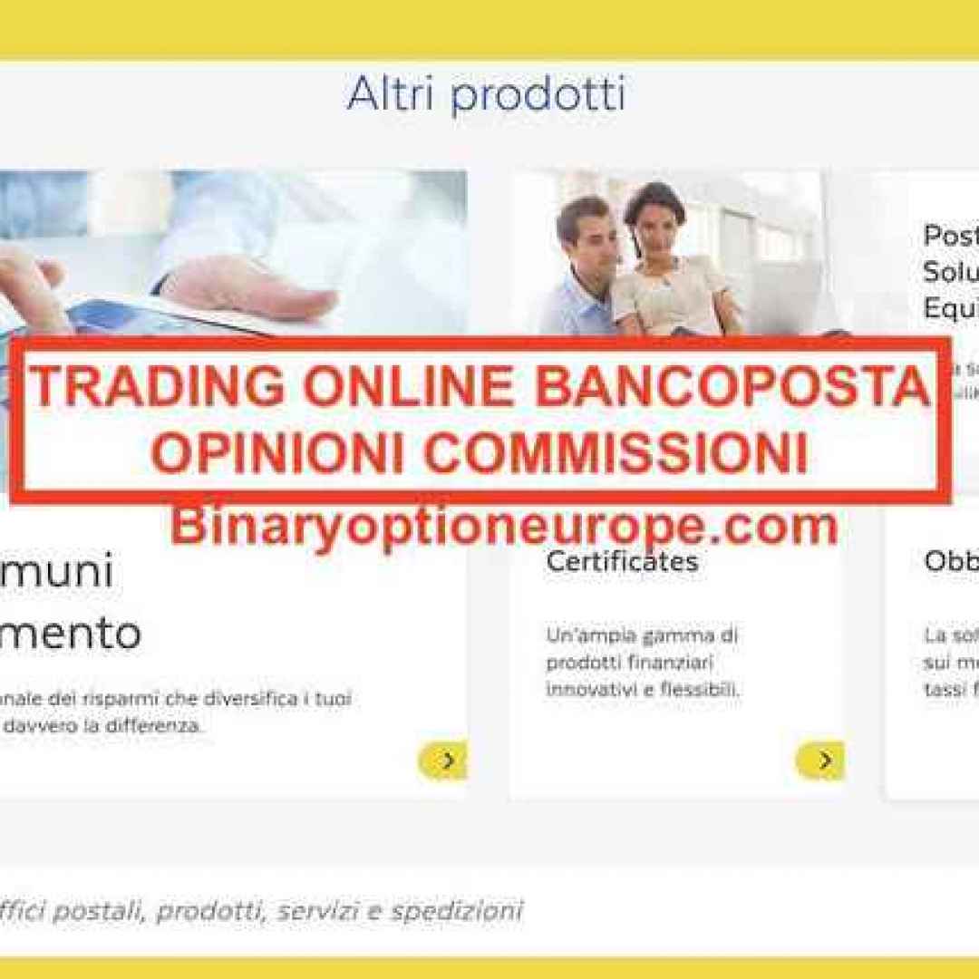 trading online bancoposta  opinioni
