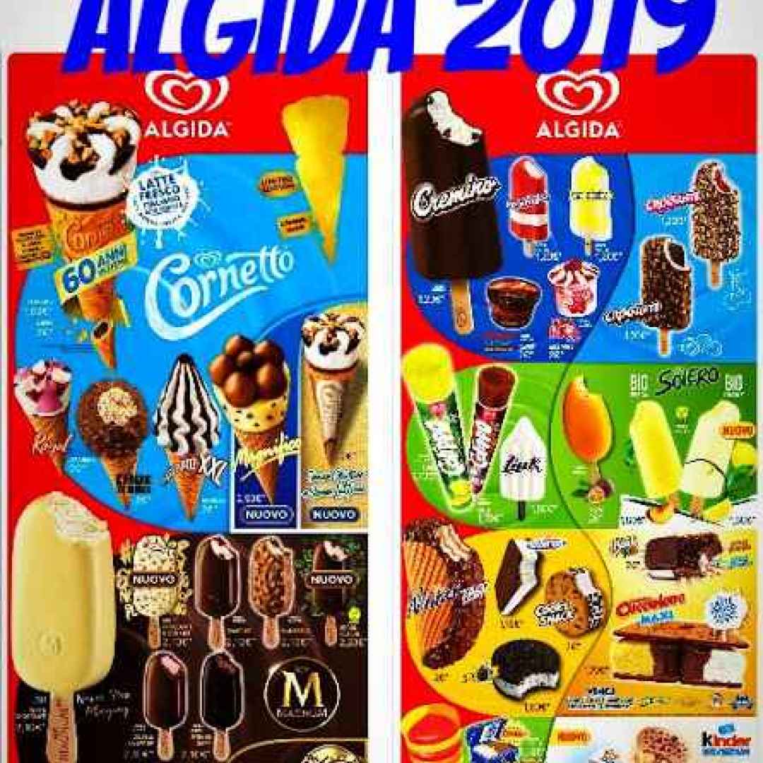 Algida 2019: ritorni e gelati targati Kinder!