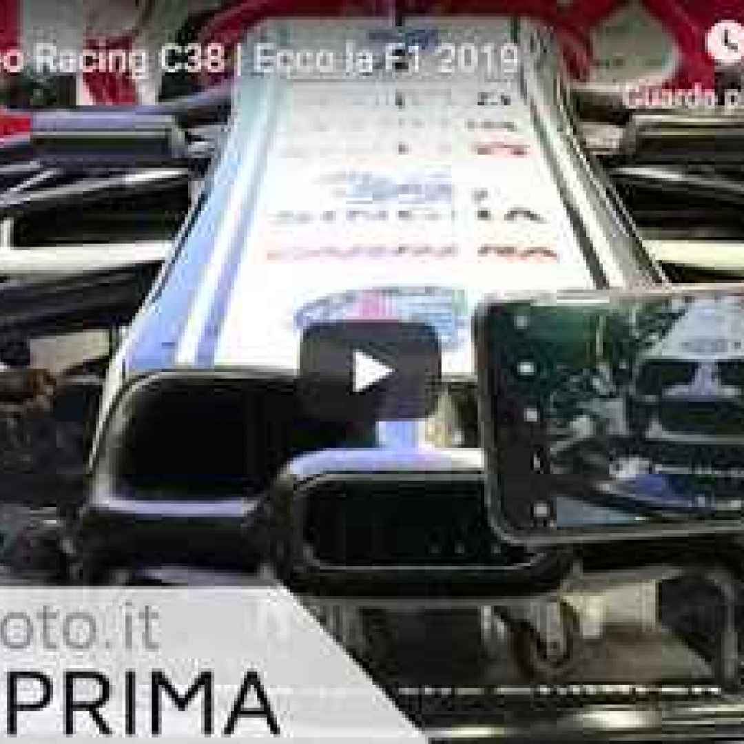Alfa Romeo Racing C38 ecco la F1 2019 - VIDEO