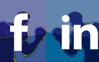 Social Network: facebook  linkedin