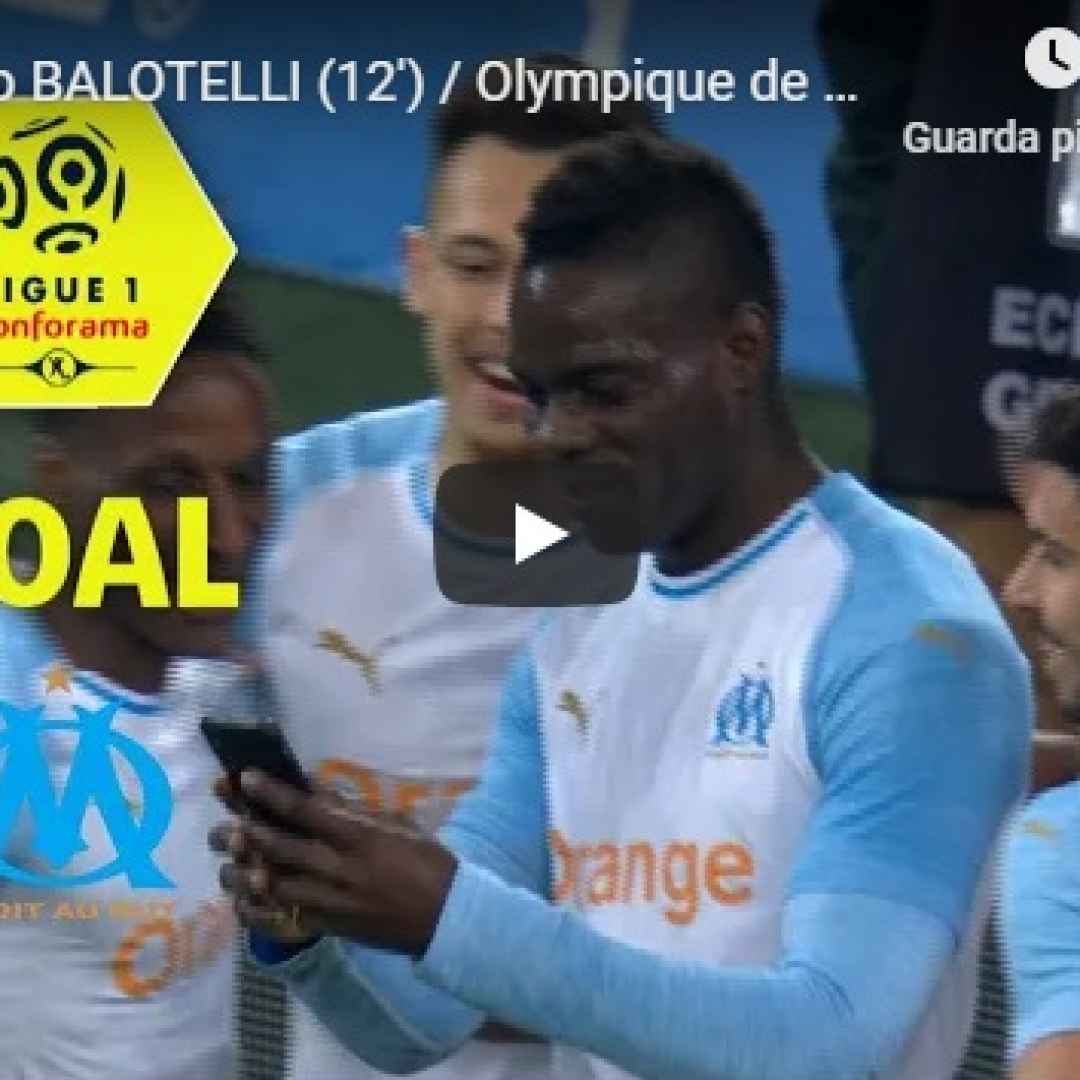 Mario Balotelli segna e festeggia in diretta sui social - VIDEO